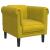 Set de canapele, 3 piese, galben, catifea GartenMobel Dekor