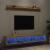 Unități de perete TV cu LED-uri, 5 piese, stejar sonoma, lemn GartenMobel Dekor