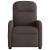 Fotoliu rabatabil electric, maro închis, material textil GartenMobel Dekor