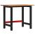 Banc lucru maro deschis 100x60x81,5 cm lemn masiv stejar GartenMobel Dekor