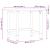 Banc lucru maro deschis 100x60x81,5 cm lemn masiv stejar GartenMobel Dekor