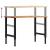Banc lucru maro 100x60x(71,5-98)cm lemn masiv stejar GartenMobel Dekor