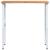 Banc lucru maro 100x60x(71,5-98)cm lemn masiv stejar GartenMobel Dekor