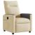 Fotoliu rabatabil electric, crem, material textil GartenMobel Dekor