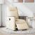 Fotoliu rabatabil electric, crem, material textil GartenMobel Dekor