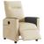 Fotoliu rabatabil electric, crem, material textil GartenMobel Dekor