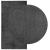 Covor "IZA" aspect scandinav cu fire scurte, antracit,80x150 cm GartenMobel Dekor