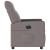 Fotoliu rabatabil, gri taupe, material textil GartenMobel Dekor