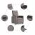 Fotoliu rabatabil, gri taupe, material textil GartenMobel Dekor