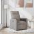 Fotoliu rabatabil, gri taupe, material textil GartenMobel Dekor