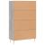 Dulap gri Sonoma 69,5x31x115 cm, lemn prelucrat GartenMobel Dekor