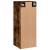 Dulap de perete, stejar fumuriu, 34,5x34x90 cm, lemn prelucrat GartenMobel Dekor