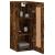 Dulap de perete, stejar fumuriu, 34,5x34x90 cm, lemn prelucrat GartenMobel Dekor