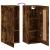 Dulap de perete, stejar fumuriu, 34,5x34x90 cm, lemn prelucrat GartenMobel Dekor