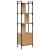 Bibliotecă cu ușă stejar sonoma 44,5x30x154,5 cm lemn compozit GartenMobel Dekor