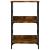 Bibliotecă, stejar fumuriu, 50x33x82 cm, lemn prelucrat GartenMobel Dekor