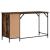 Birou, stejar fumuriu, 131x48x75 cm, lemn prelucrat GartenMobel Dekor