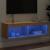 Comodă TV cu lumini LED, stejar sonoma, 100x30x30 cm GartenMobel Dekor