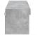 Comodă TV cu lumini LED, gri beton, 100x30x30 cm GartenMobel Dekor