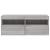 Comodă TV de perete cu lumini LED, gri sonoma, 100x30x40 cm GartenMobel Dekor
