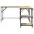 Birou, stejar sonoma, 139x139x75 cm, lemn prelucrat GartenMobel Dekor