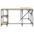 Birou, stejar sonoma, 139x139x75 cm, lemn prelucrat GartenMobel Dekor