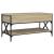 Măsuță de cafea stejar sonoma 100x50x50 cm lemn prelucrat/metal GartenMobel Dekor