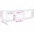 Dulap TV Lemn vechi 120x34x37 cm Lemn prelucrat GartenMobel Dekor