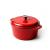 Oală din Fontă Emailată Roșie cu Capac – 5 L, 26cm Handy KitchenServ