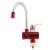 MIXXUS Electra 240-E Red robinet instant electric pentru apa, 3 kW din plastic si otel inoxidabil Innovative ReliableTools