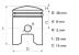 Set piston 4T GX35 39 mm, Elefant Innovative ReliableTools