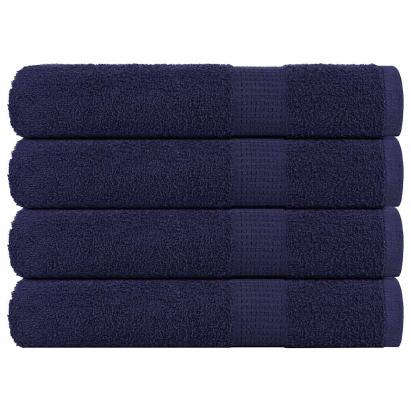 Prosoape 4 buc Bleumarin 100x200 cm 360 g/m² 100% bumbac GartenMobel Dekor