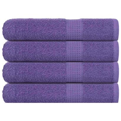 Prosoape 4 buc Violet 100x200 cm 360 g/m² 100% bumbac GartenMobel Dekor