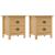 Noptiere Hill, 2 buc., 46x35x49,5 cm, lemn masiv de pin GartenMobel Dekor