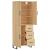 Dulap înalt, stejar sonoma, 69,5x34x180 cm, lemn compozit GartenMobel Dekor