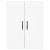Dulap înalt, alb, 69,5x34x180 cm, lemn compozit GartenMobel Dekor