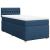Pat box spring cu saltea, albastru, 100x200 cm, textil GartenMobel Dekor