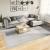Covor "IZA" aspect scandinav, cu fire scurte, gri, 240x340 cm GartenMobel Dekor