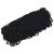 Plasă de remorcă cu funie elastică, negru, 2,7x1,5 m, PP GartenMobel Dekor