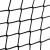 Plasă de remorcă cu funie elastică, negru, 3,5x2,5 m, PP GartenMobel Dekor