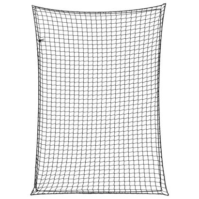 Plasă de remorcă cu funie elastică, negru, 3,5x2,5 m, PP GartenMobel Dekor