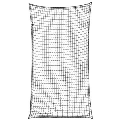 Plasă de remorcă cu funie elastică, negru, 4,5x2,5 m, PP GartenMobel Dekor