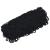 Plasă de remorcă cu funie elastică, negru, 3,5x3 m, PP GartenMobel Dekor
