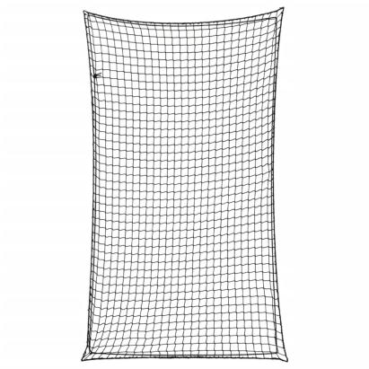 Plasă de remorcă cu funie elastică, negru, 6x3,5 m, PP GartenMobel Dekor
