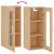 Dulap montat pe perete, stejar sonoma, 34,5x34x90 cm GartenMobel Dekor
