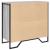 Dulap, gri sonoma, 79,5x35,5x74,5 cm, lemn prelucrat GartenMobel Dekor