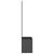 Ghiveci de Grădină cu Panou Decorativ Negru 50 x 140 cm GartenMobel Dekor