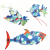 Clixo® joc magnetic de construit - Animalute marine ( 24 piese) PlayLearn Toys