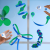Clixo® joc magnetic de construit - Arta pe geam (24 piese) PlayLearn Toys
