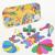 Clixo® joc magnetic de construit - Curcubeu (42 piese) PlayLearn Toys